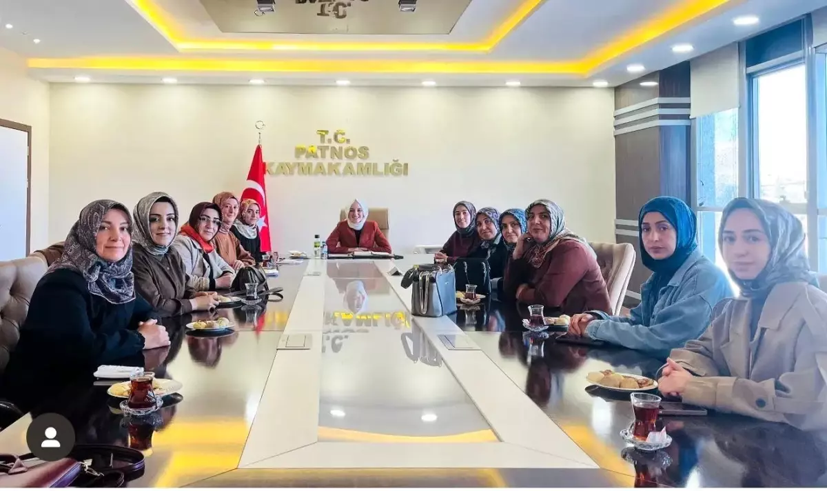 Patnos'ta Kadınlar İçin Yeni Kurslar İçin Değerlendirme Toplantısı