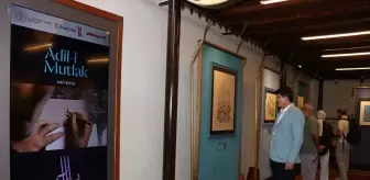 Antalya'da Adil-i Mutlak Hat Eserleri Sergisi Sanatseverlerle Buluştu