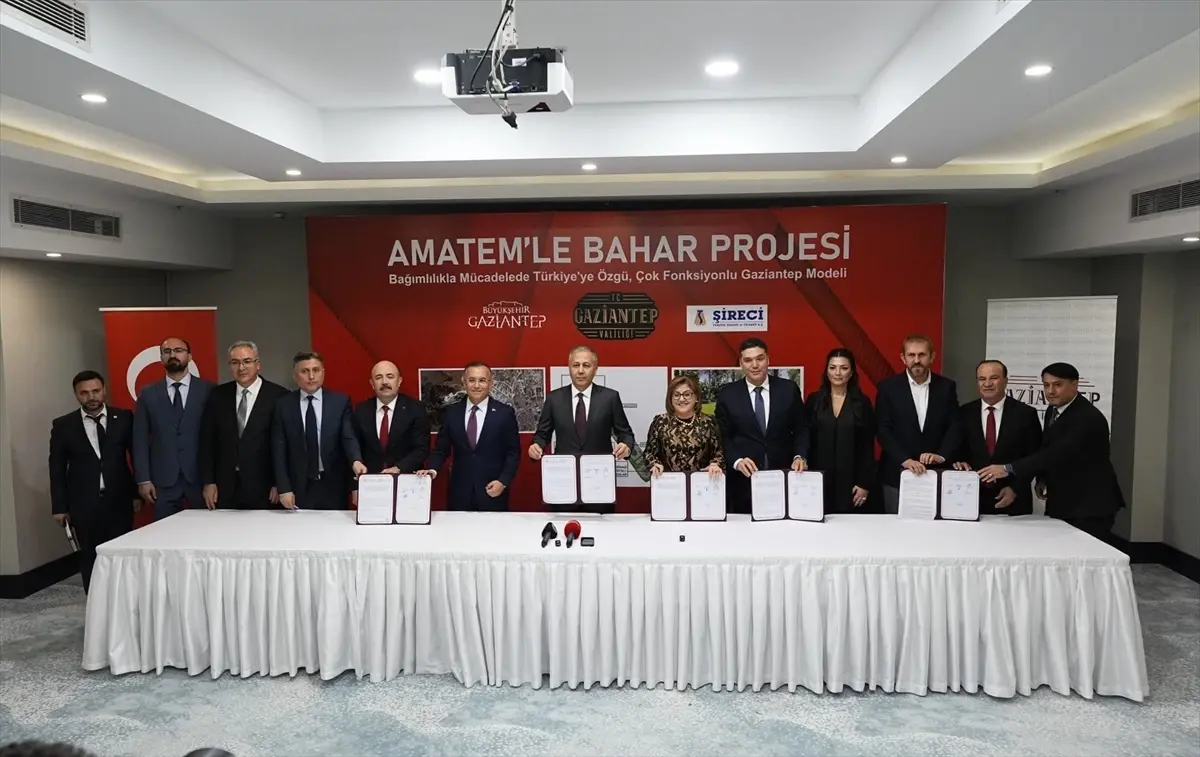 Gaziantep'te AMATEM ve Bahar Merkezi Protokolü İmzalandı