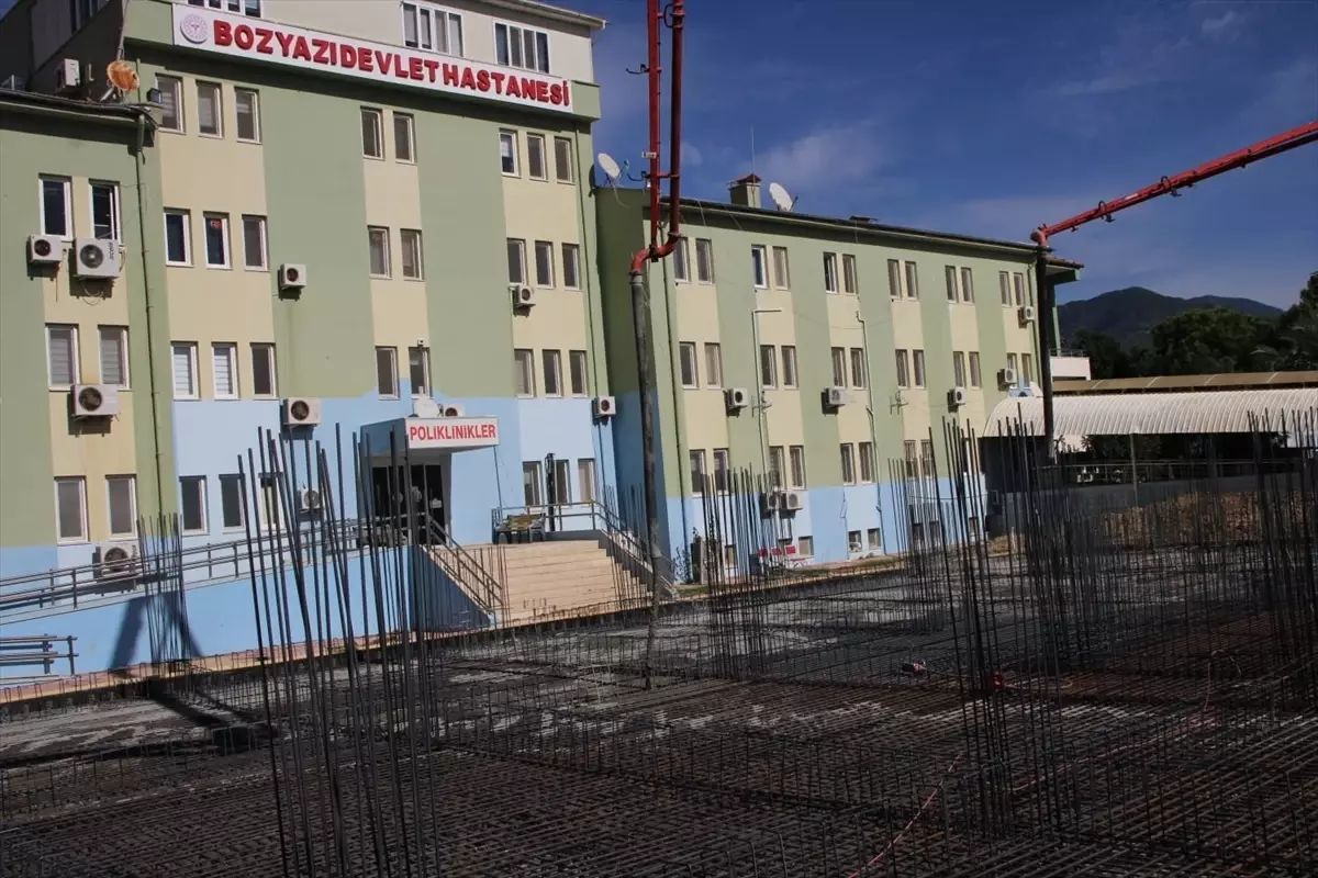 Bozyazı Devlet Hastanesi Ek Hizmet Binası İnşaatı Devam Ediyor