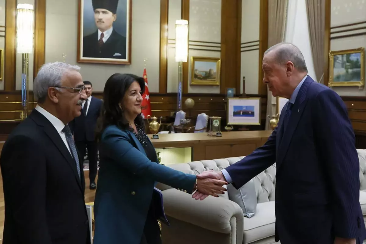 Cumhurbaşkanı Erdoğan: DEM Parti ile görüşme umut vericiydi