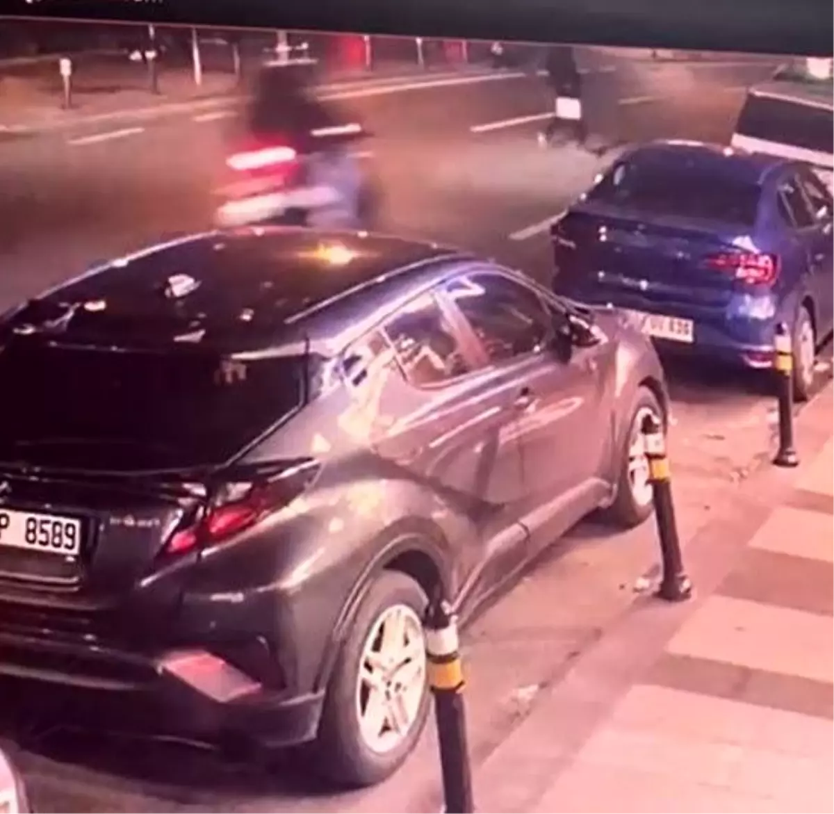 Türk Sinemasının Duayeni Engin Çağlar'ın Hayatını Kaybettiği Kaza Güvenlik Kamerasında