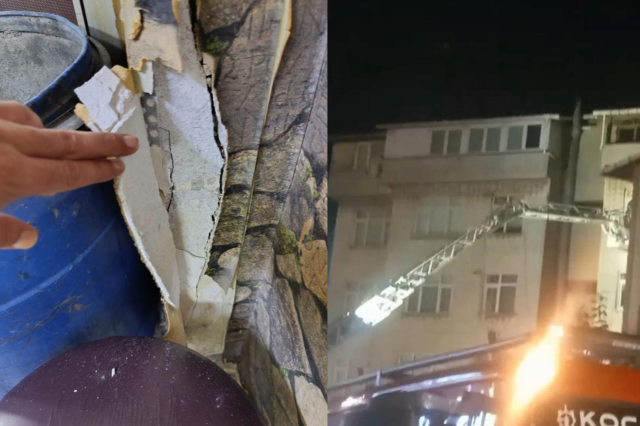 Gebze'de çöken binanın çevresindeki 16 bina boşaltıldı! Kolonlar çatladı 3 gebze de coken binanin cevresindeki 16 bina 19207679 7094 m