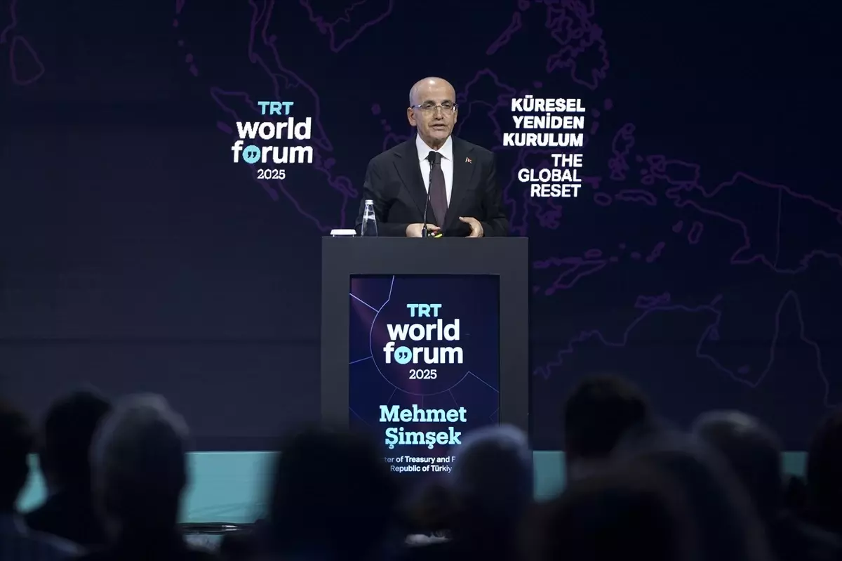 Hazine ve Maliye Bakanı Şimşek, TRT World Forum 2025'te konuştu Açıklaması