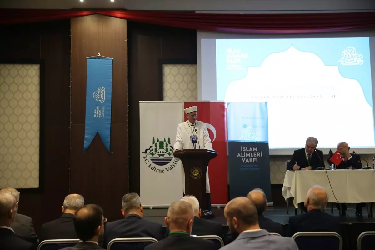 İskeçe Müftüsü Trampa'dan Edirne'de 'Balkan Araştırmaları Merkezi' Kurulması Önerisi