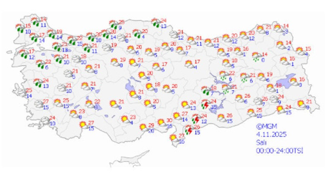 Temperatures are rising but it won't last long! The weather will turn around in 3 days