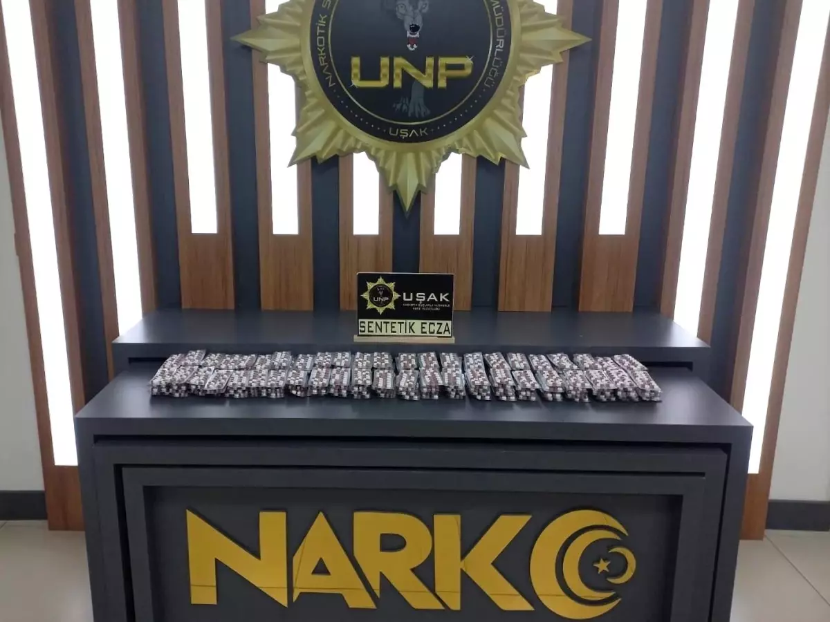 Uşak'ta Uyuşturucu Operasyonu: 4 Tutuklama