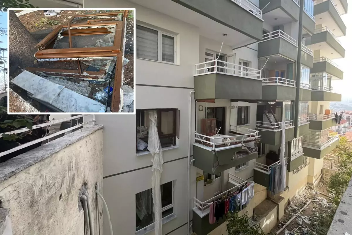 Ankara'da doğal gaz borusu kesilen dairede patlama