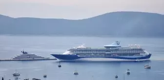 Bodrum'a İki Kruvaziyer Gemisiyle 1853 Turist Geldi