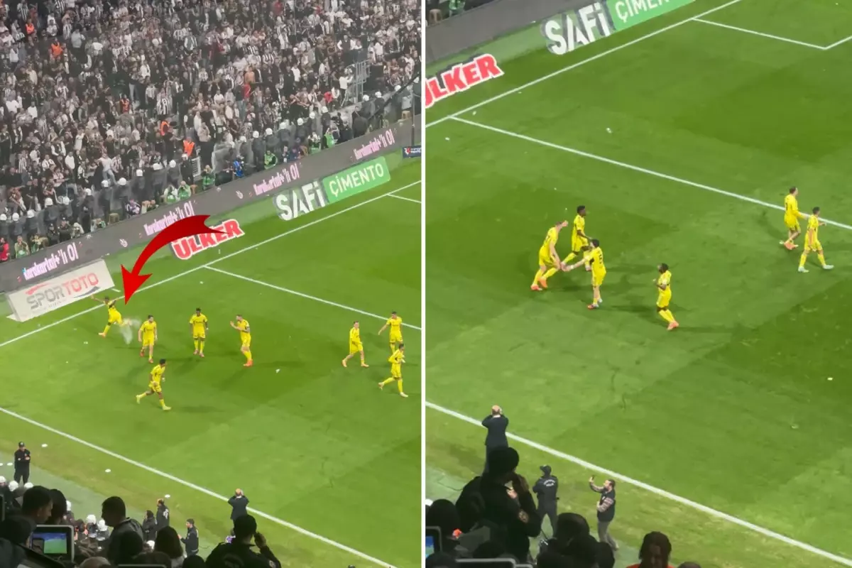 Dorgeles Nene'den maça damga vuran hareket