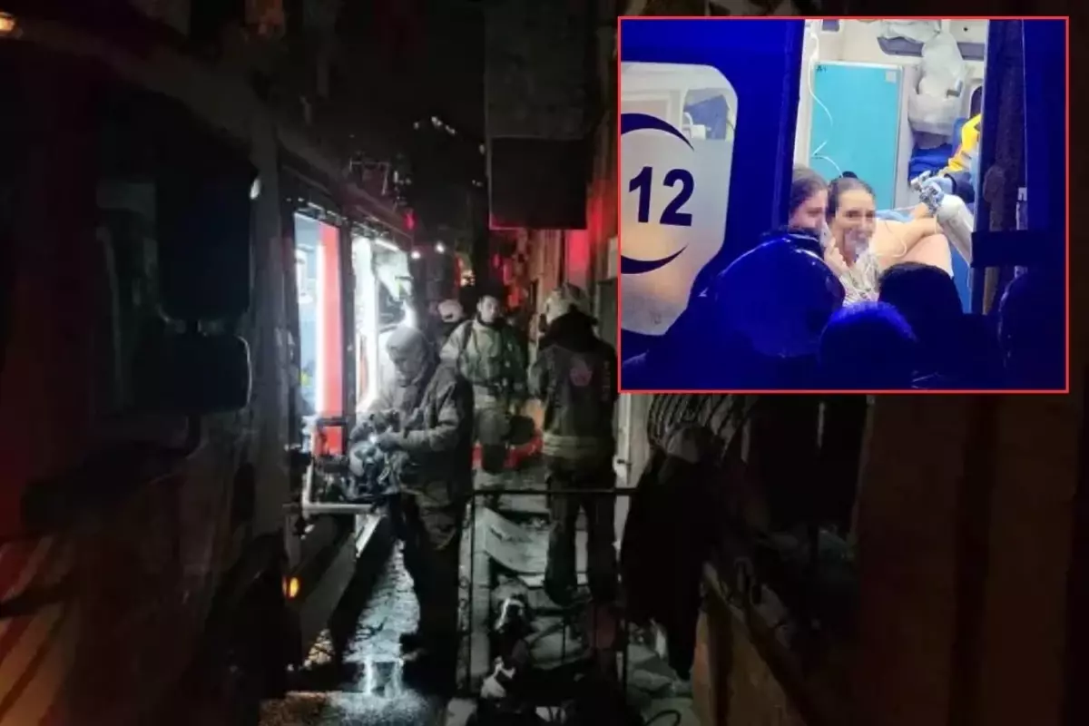 İstanbul'un göbeğinde büyük panik! 4 kişi mahsur kaldı