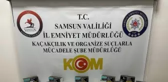 Samsun'da Kaçak Tütün Operasyonu: 10 Bin Doldurulmuş Makaron Ele Geçirildi