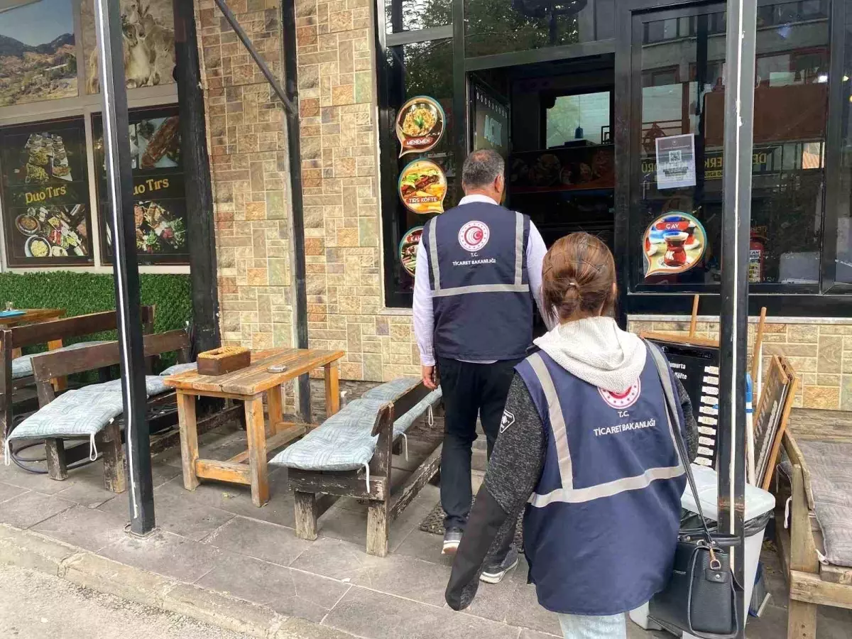 Tunceli'de Ekim Ayında 274 Firma Denetlendi