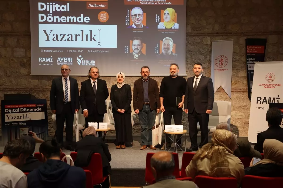 1. Uluslararası Yazarlar Buluşması'nda Yazarlık ve Yapay Zeka Tartışıldı