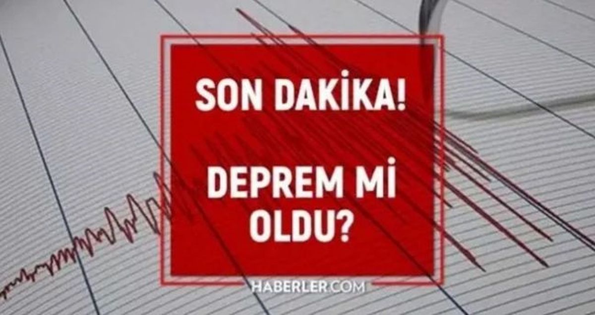 Balıkesir'de deprem mi oldu? SON DAKİKA! 3 Kasım Balıkesir'de az önce nerede deprem oldu?