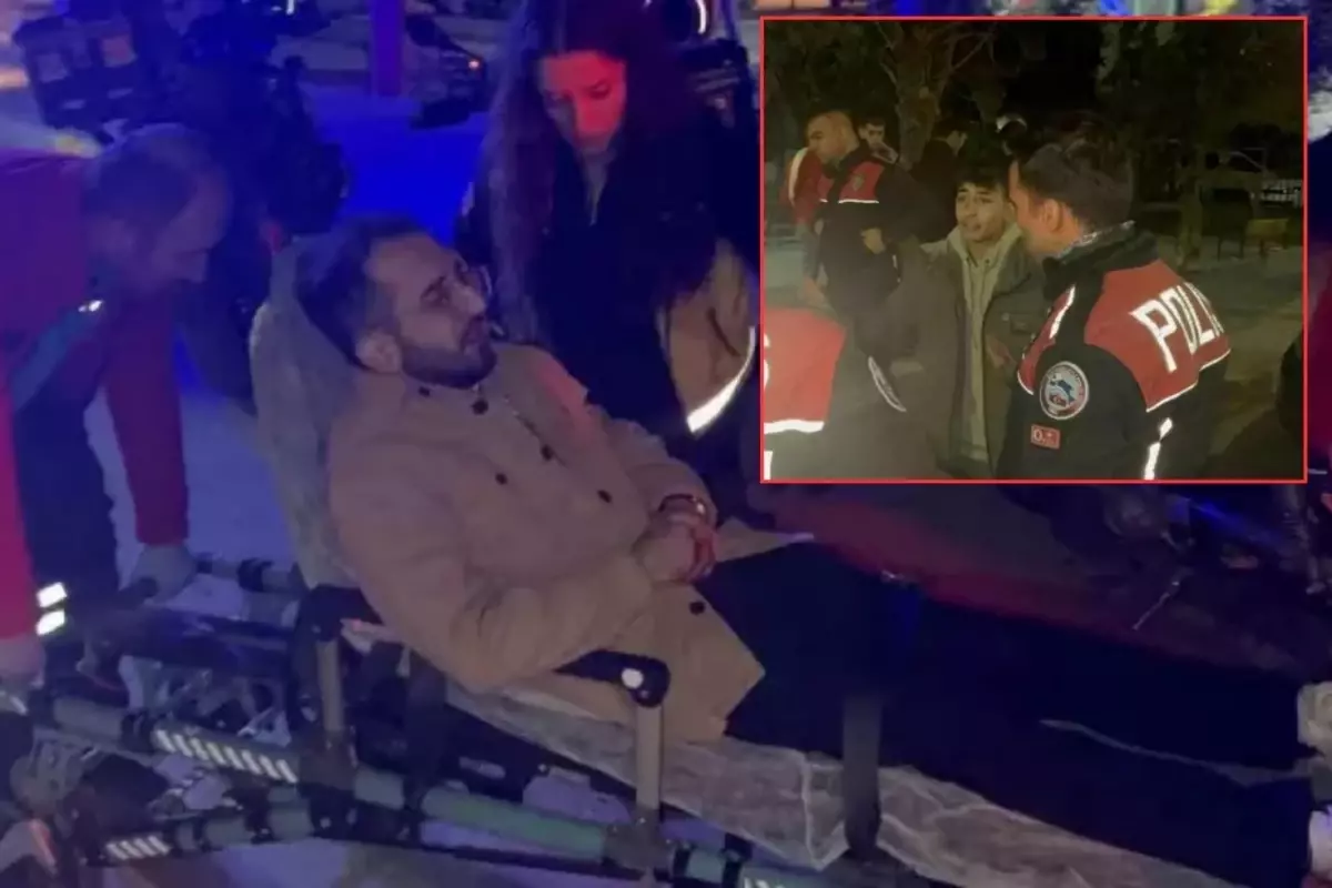 Parkta oturuyordu! Ne olduğunu anlamadan bıçaklandı