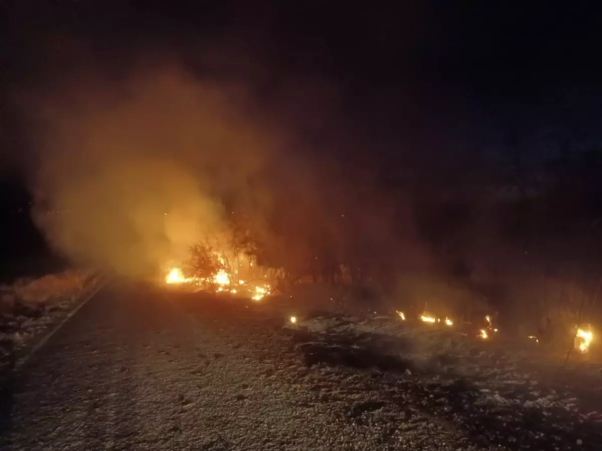 Tunceli'de Otluk Alanda Yangın Sona Erdi