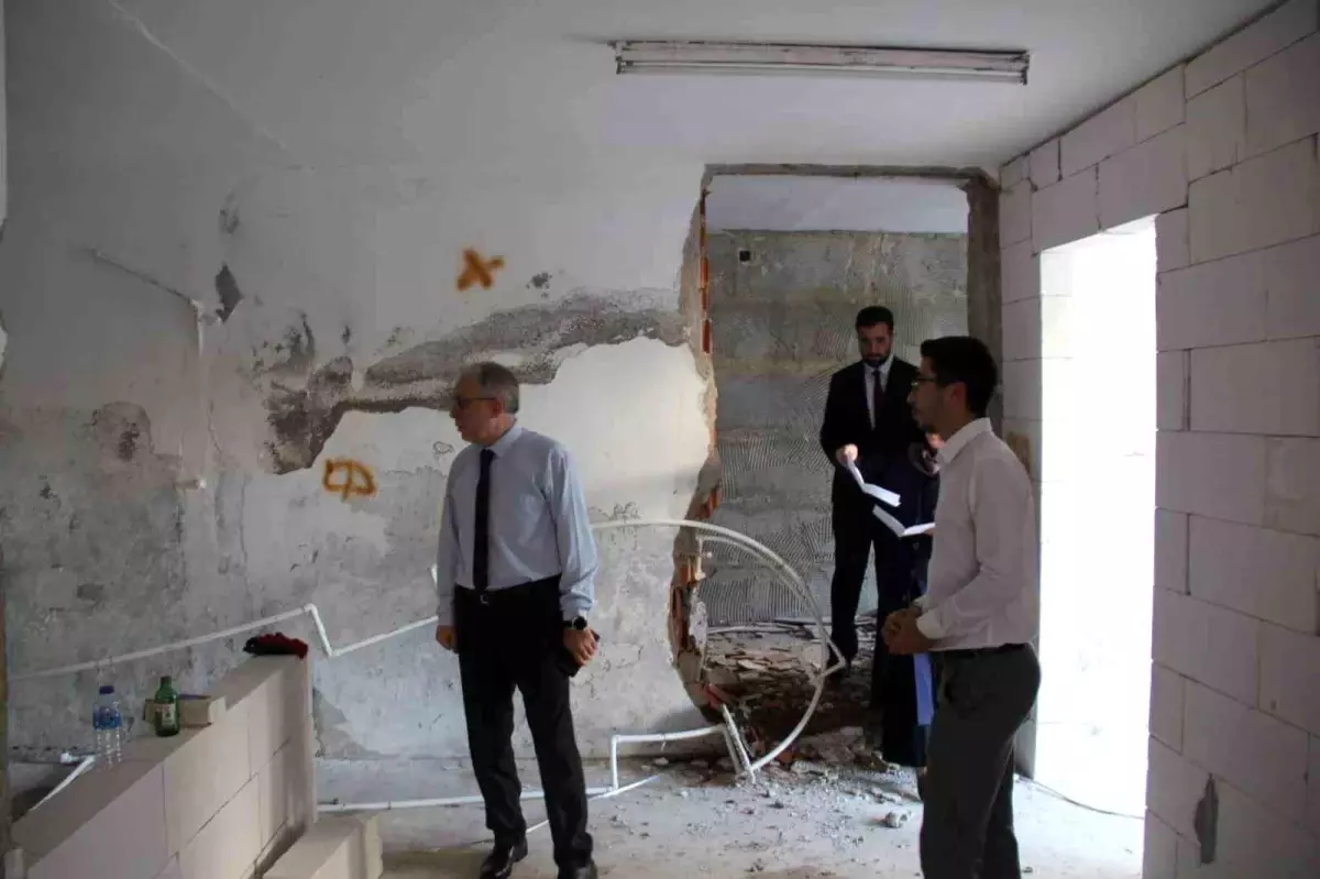 Muğla İl Müftüsü, Datça'da Kur'an Kursu İnşaatını İnceledi