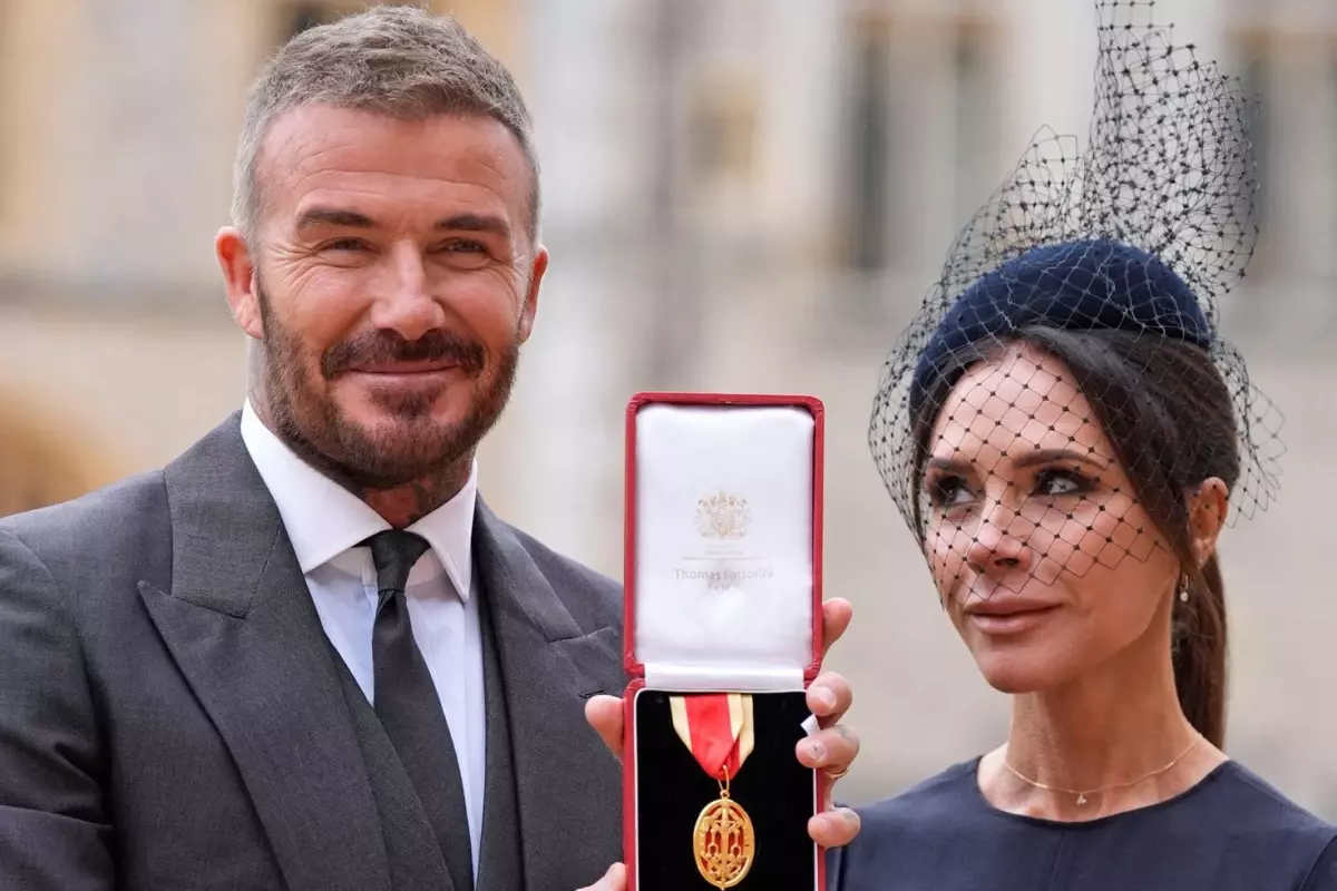 David Beckham'a şövalye ünvanı verildi