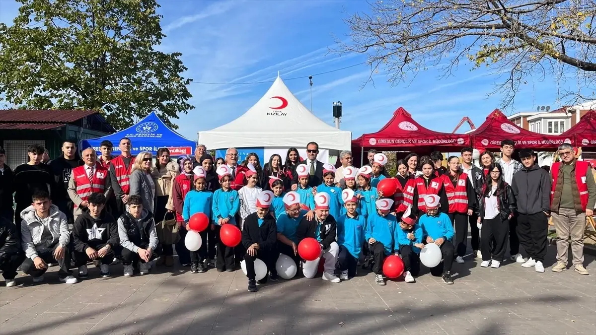 Giresun'da Kızılay Haftası Coşkuyla Kutlandı