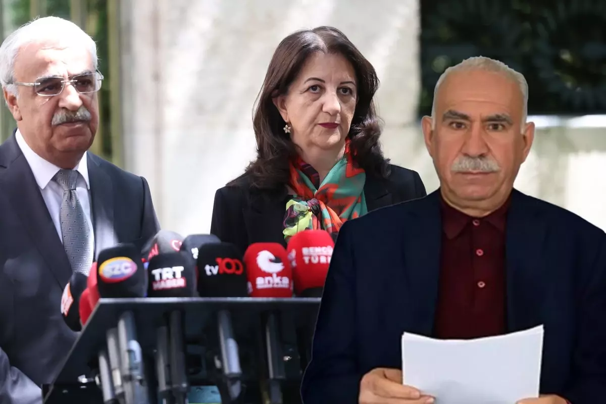 İmralı ziyareti sonrası DEM Parti'den ilk açıklama! Öcalan'ın mesajı paylaşıldı