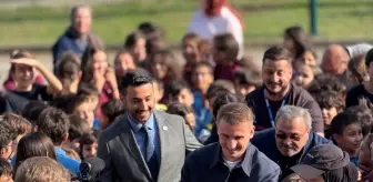 Kerem Aktürkoğlu, Aras Şamlı'nın Okul Ziyaretini Gerçekleştirdi