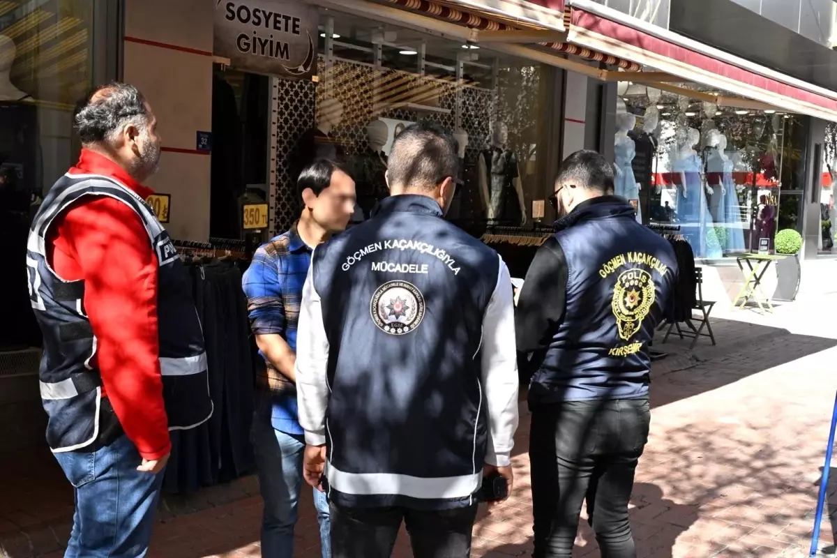 Kırşehir'de Düzensiz Göçmenlere Yönelik Denetim: 5 Göçmen Yakalandı