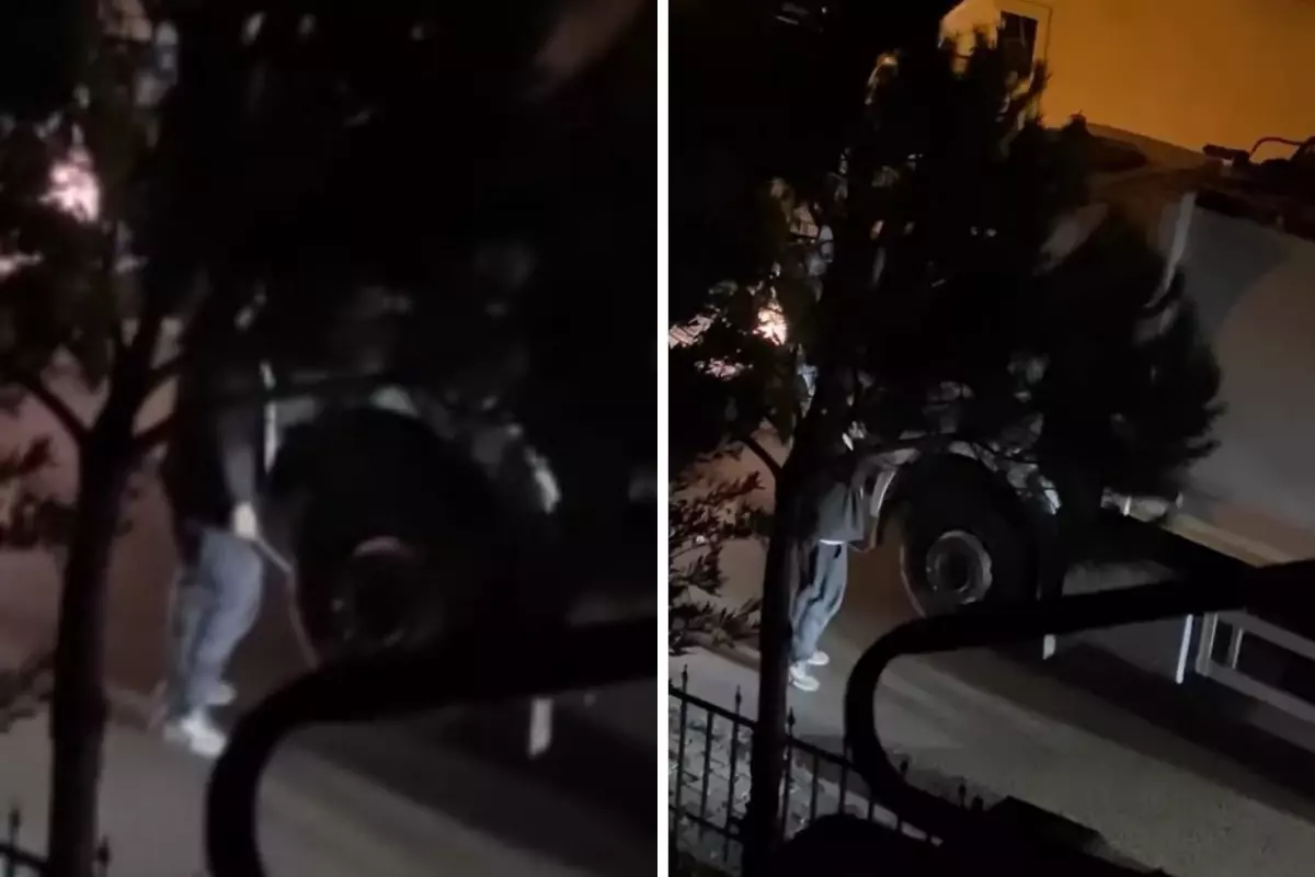 Küfürler savurdu, levyeyle saldırdı! O anlar kameralarda