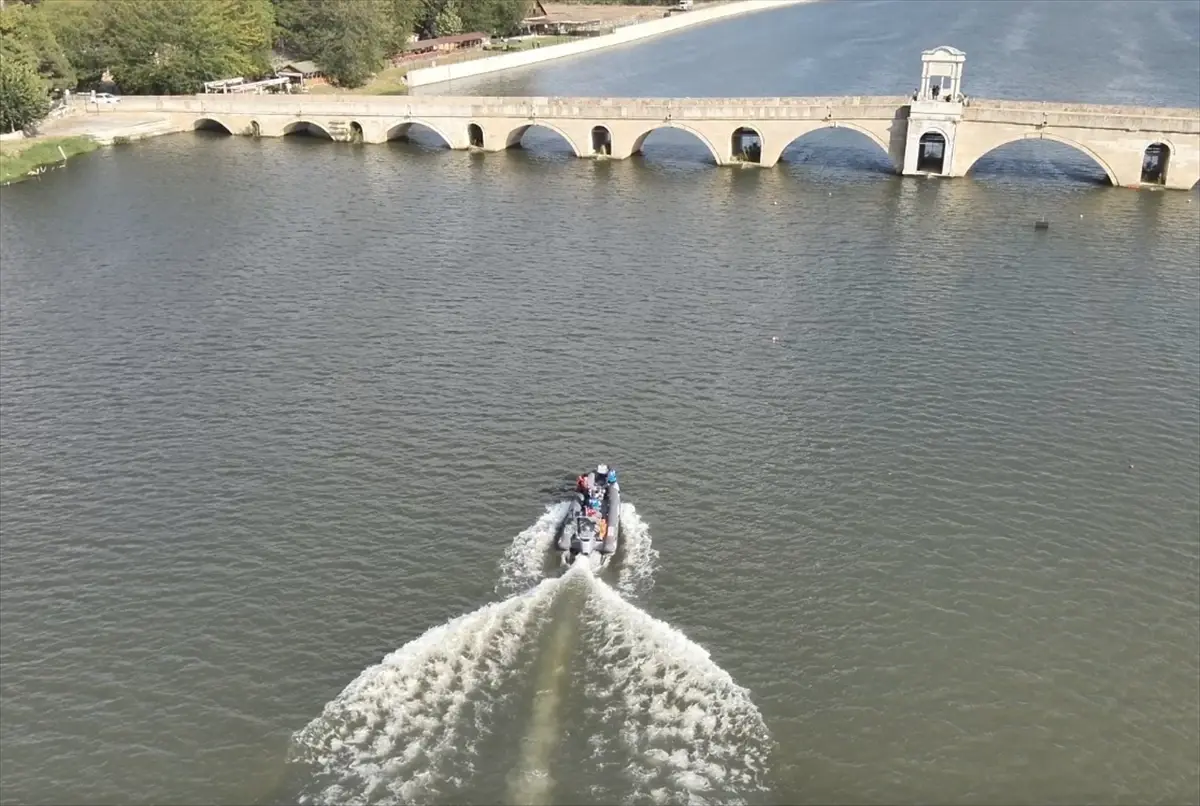 Edirne'de Meriç Nehri'nde Güvenlik Denetimleri Başladı