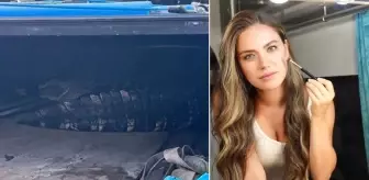 Oyuncu Ceyda Ateş'in oturduğu sitede timsah yakalandı