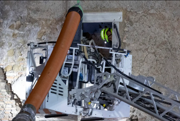 The castle from the Roman period collapsed during renovation! One worker lost his life