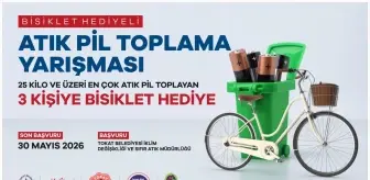 Tokat'ta Atık Pil Toplama Yarışması Düzenleniyor