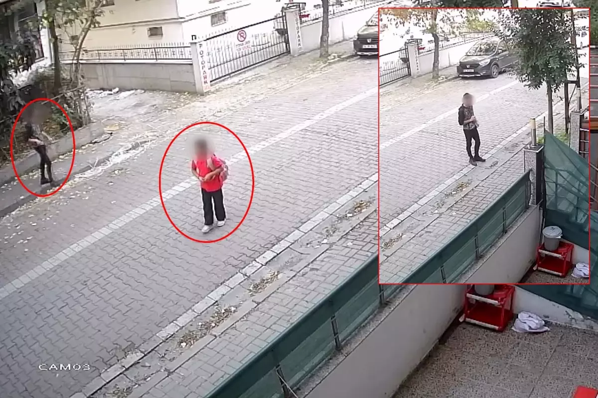 Anne-babalar dikkat: Bu görüntü İstanbul'un göbeğinde kaydedildi