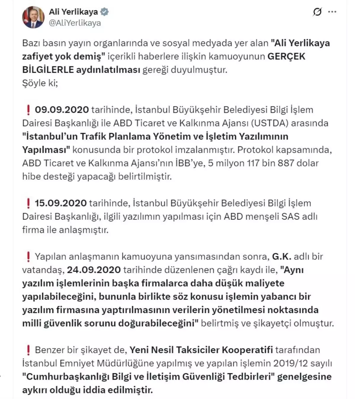 Bakan Yerlikaya'dan Zafiyet İddialarına Yanıt