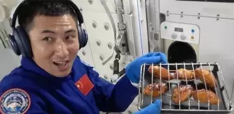 Uzayda ilk kez ızgara pişirdiler