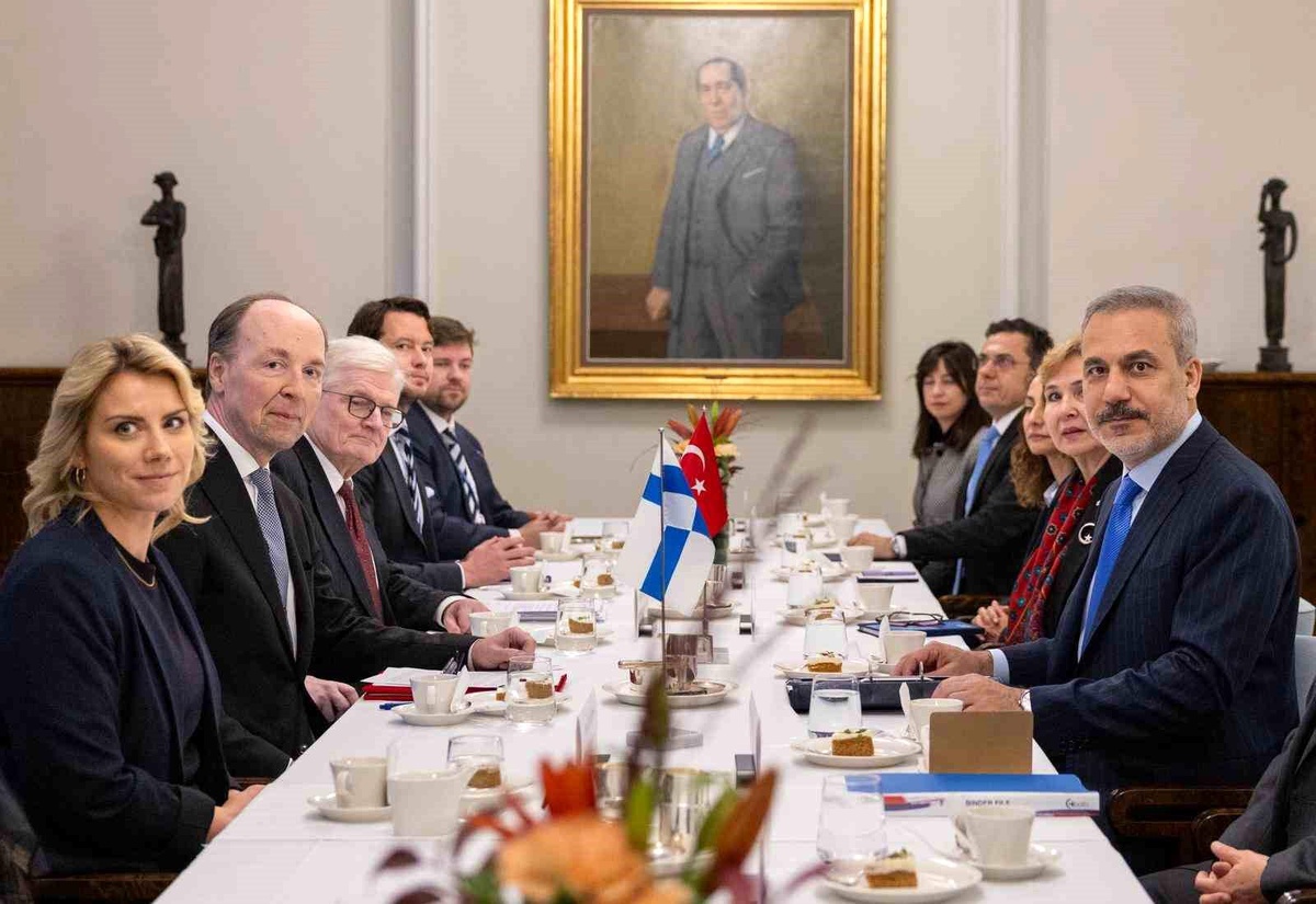 Dışişleri Bakanı Hakan Fidan, Finlandiya Parlamento Başkanı ile Görüştü