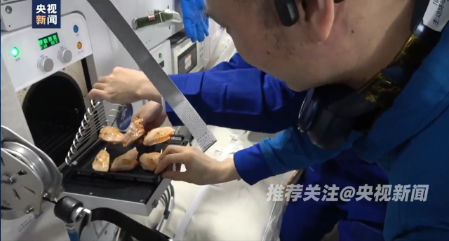 They grilled for the first time in space