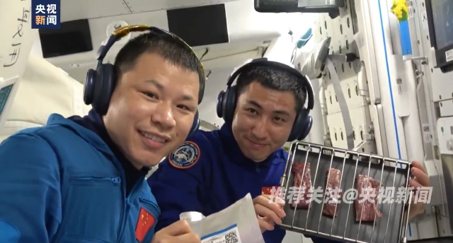 They grilled for the first time in space