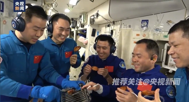 They grilled for the first time in space