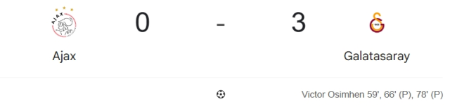 Ajax Galatasaray maç özeti ve golleri! (VİDEO) Ajax Galatasaray geniş özeti! Golleri kim attı, maç kaç kaç bitti?