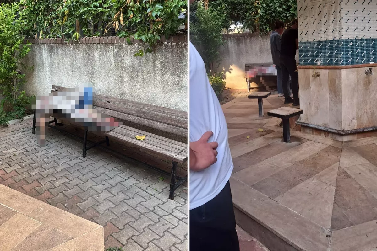Alanya'da cami avlusundaki bankta bir kişi ölü bulundu