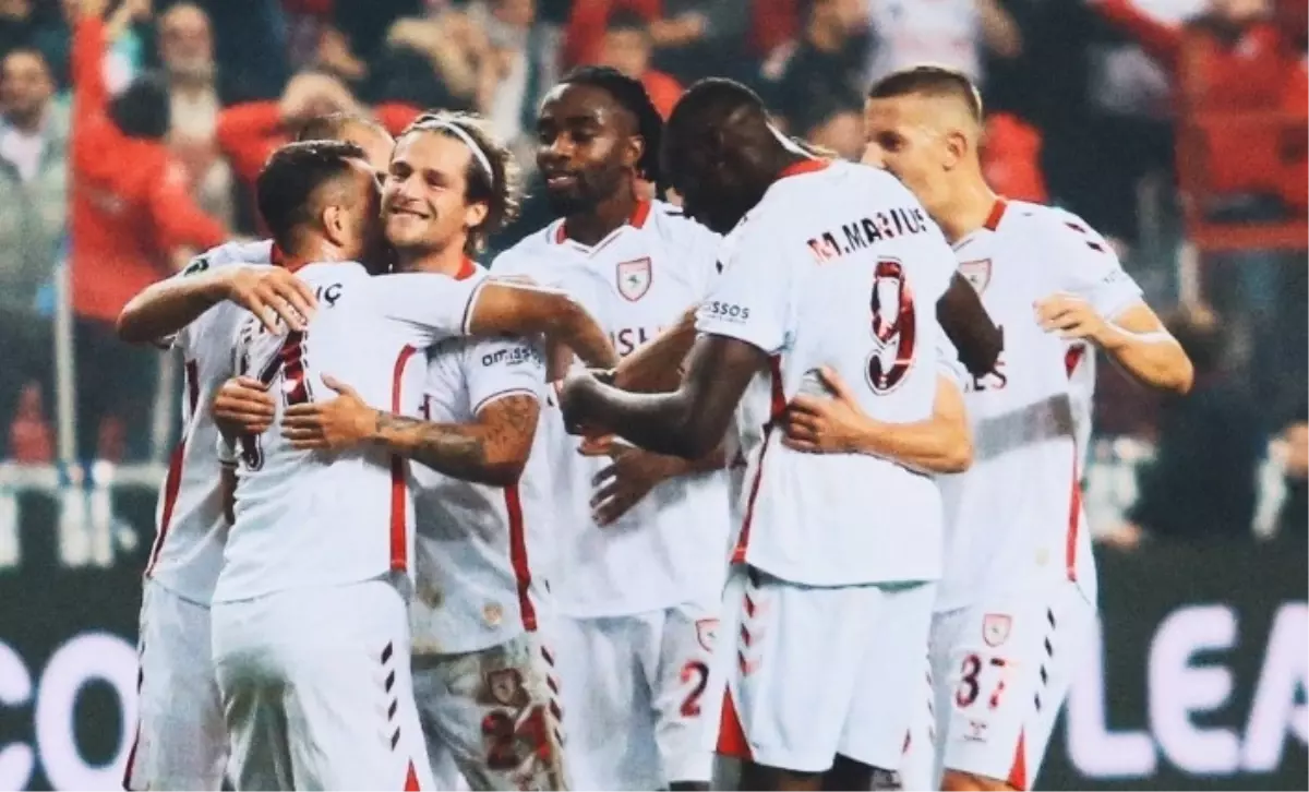 Avrupa'da 3'te 3 yapan Samsunspor liderliğe oturdu