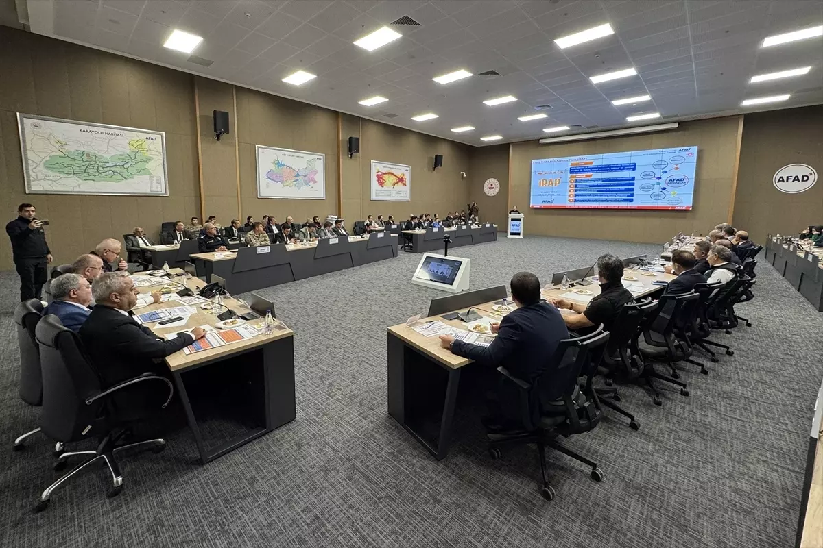 Elazığ'da Afet Risk Azaltma Planı Toplantısı Gerçekleştirildi