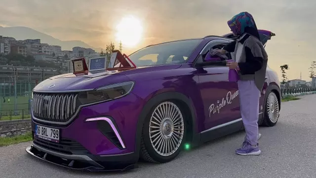 mor tutkusu hayatina yansidi otomobili de bu 19224929 o