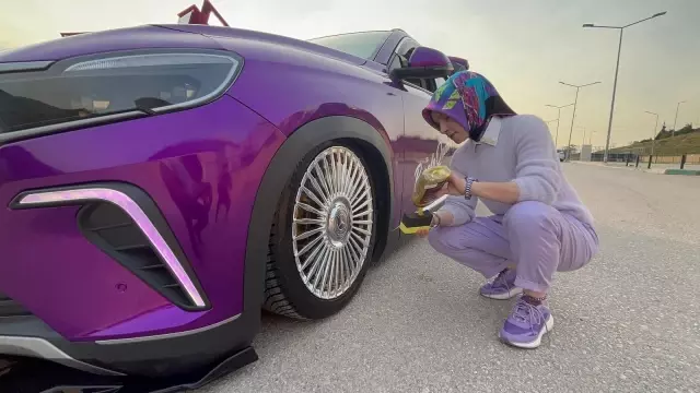 mor tutkusu hayatina yansidi otomobili de bu 2 19224929 o