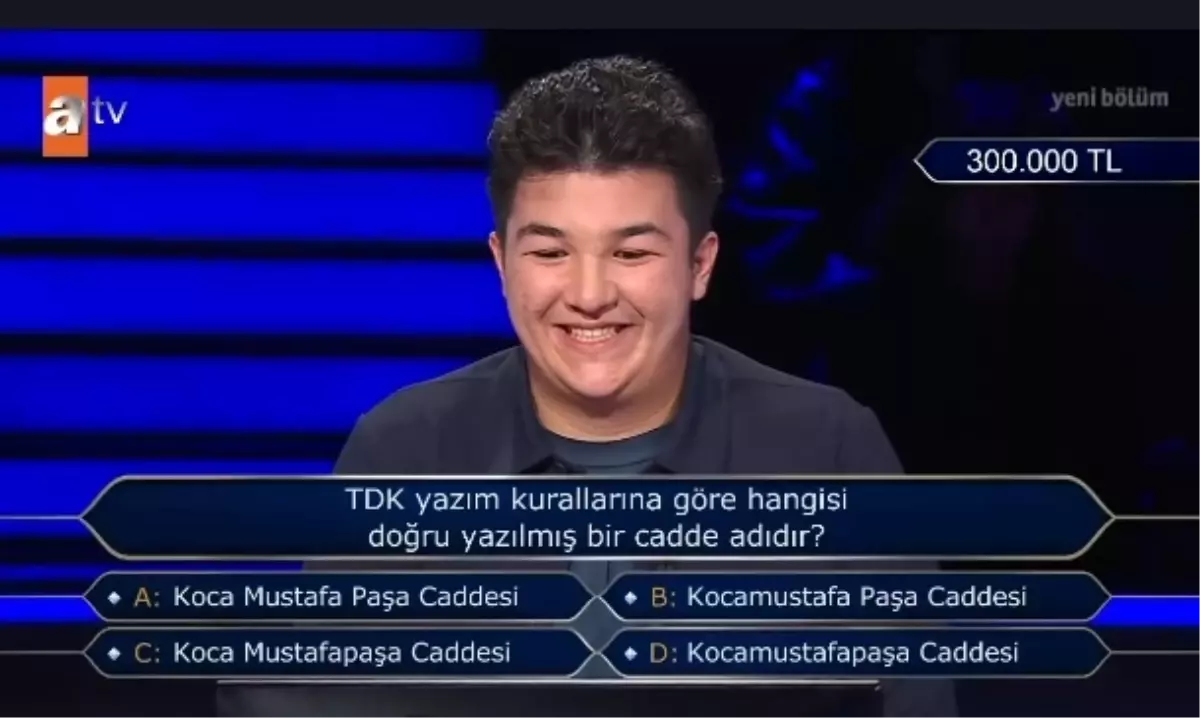 TDK yazım kurallarına göre hangisi doğru yazılmış bir cadde adıdır?