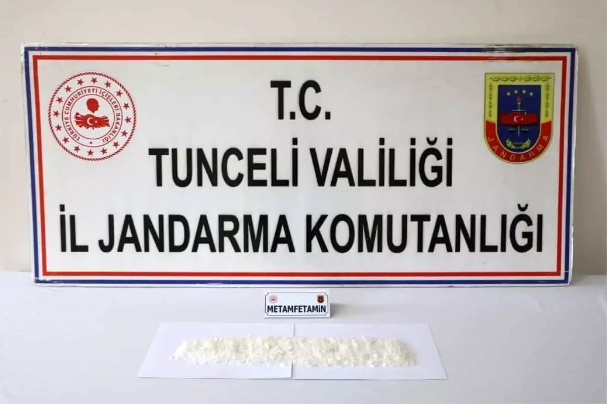 Tunceli'de Uyuşturucu Operasyonu: 205 Gram Metanfetamin Ele Geçirildi