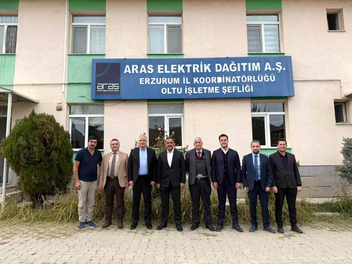 Aras EDAŞ Yönetimi Erzurum'da Saha Ziyaretleri Gerçekleştirdi