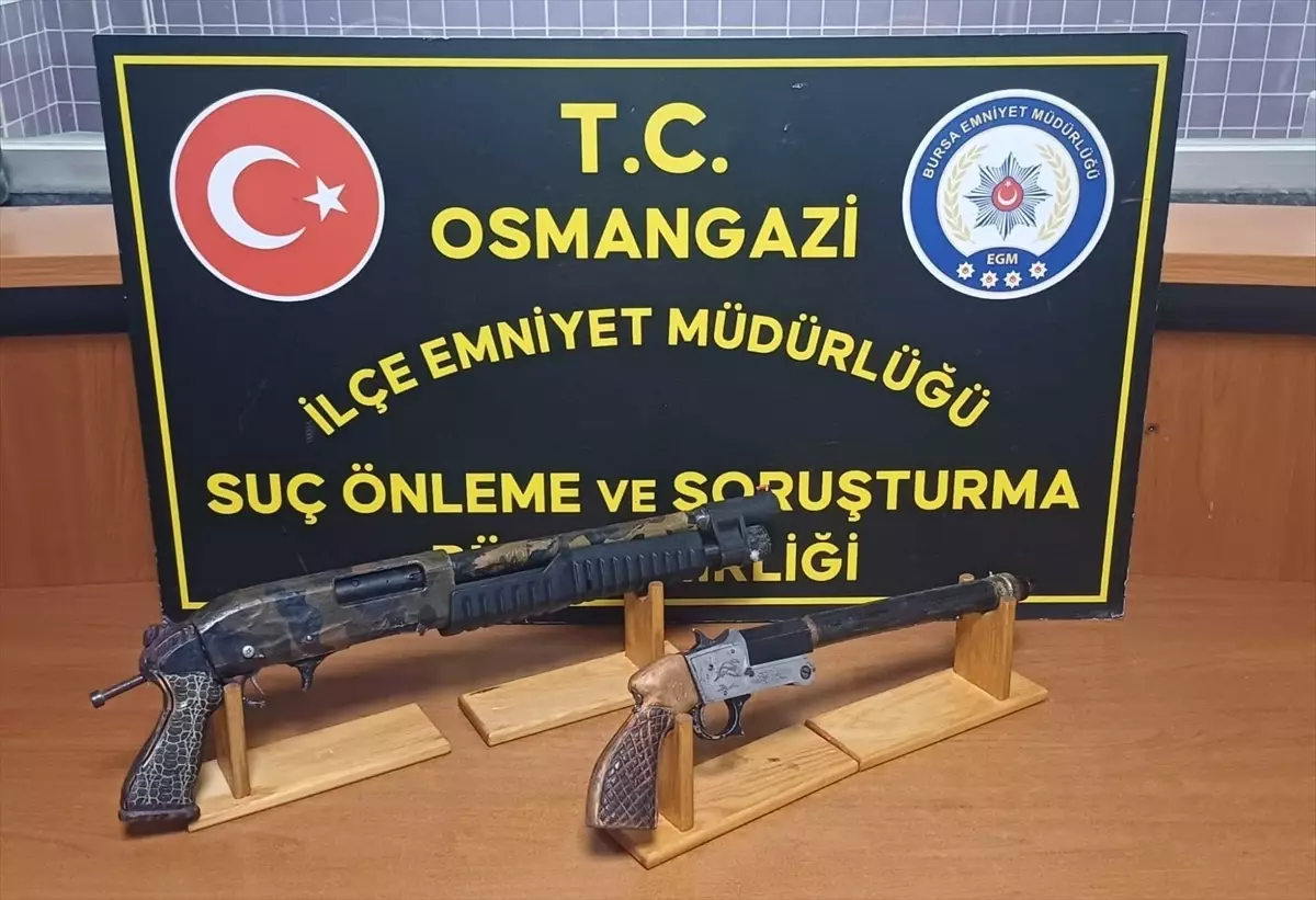 Bursa'da Yasa Dışı Silah İmalatına Operasyon: 3 Gözaltı