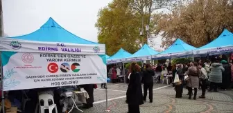 Edirne'den Gazze'ye Yardım Kermesi Düzenlendi